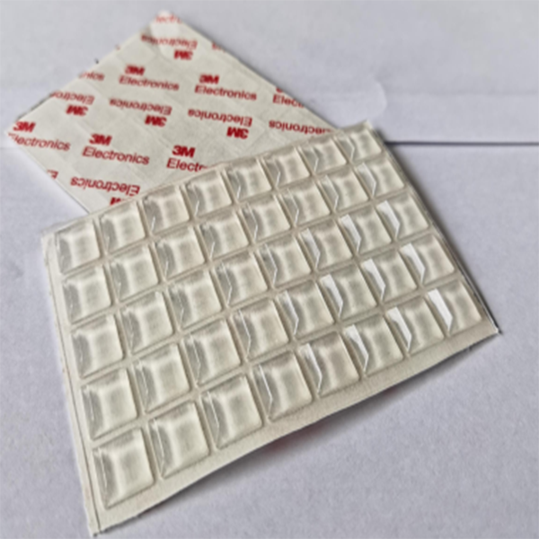 Square anti-collision silicone particles